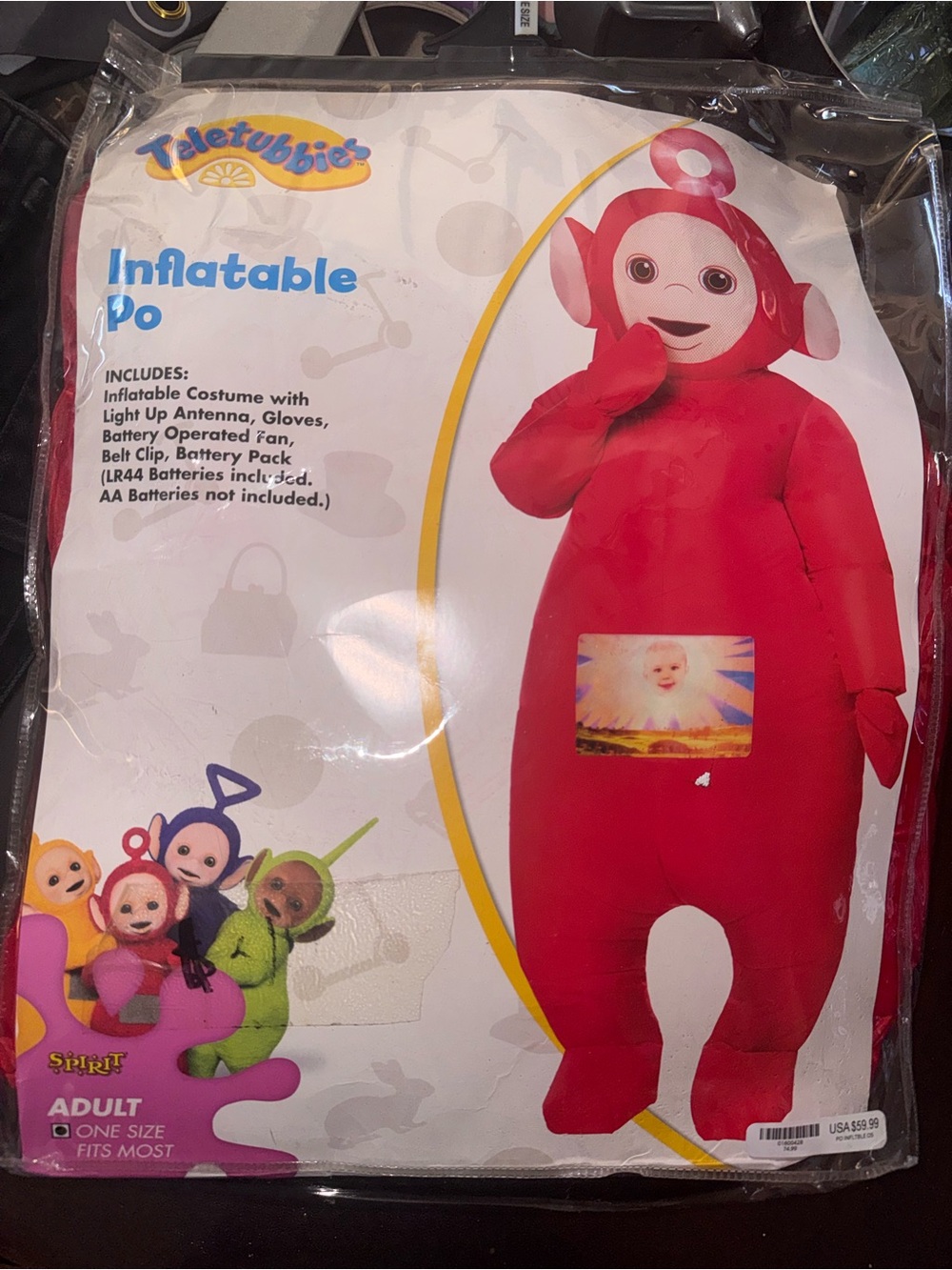 Inflatable Po Costume — Red